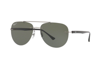 Load image into Gallery viewer, RAY-BAN POLARIZED GREEN CLASSIC G-15 AVIATOR--0RB8059-0049A57