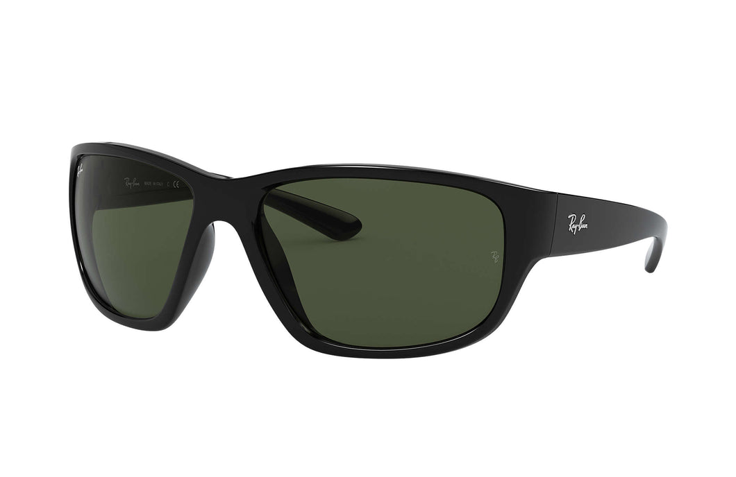 RAY-BAN	BLACK GREEN--0RB4300-6013163